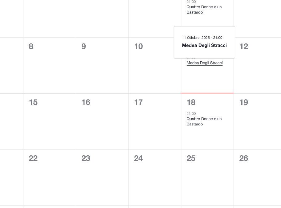 NUOVA SEZIONE “APPUNTAMENTI”